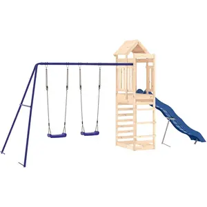 Comparateur de prix : vidaXL Aire de jeux d'extérieur bois de pin massif