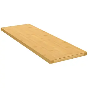 vidaXL Étagère murale 60x20x1,5 cm bambou pas cher