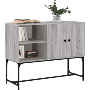 vidaXL Buffet sonoma gris 100x40x79,5 cm bois d'ingénierie pas cher