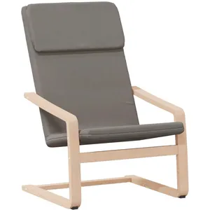 Comparateur de prix : vidaXL Chaise de relaxation Taupe Tissu