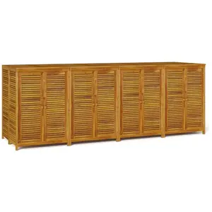 Comparateur de prix : vidaXL Boîte de rangement de jardin 280x87x104 cm bois massif d'acacia
