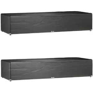 Comparateur de prix : vidaXL Housses pour chaise longue 2 pcs 12 oeillets 205x75x40 cm PE