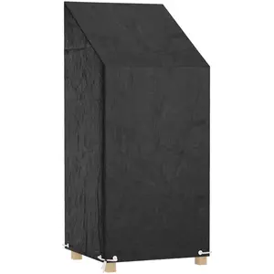 Comparateur de prix : vidaXL Housse de chaise de jardin 8 oeillets 65x65x110/150 cm PE