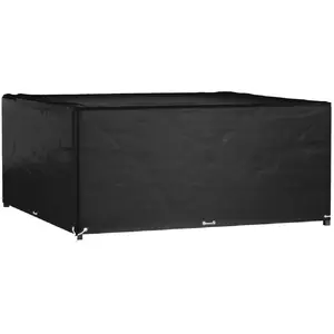 vidaXL Housse de salon de jardin 16 oeillets 205x205x90 cm carré pas cher