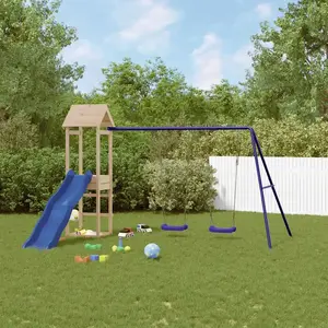 Comparateur de prix : vidaXL Aire de jeux d'extérieur bois de pin massif