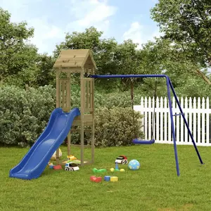 Comparateur de prix : vidaXL Aire de jeux d'extérieur bois de pin imprégné
