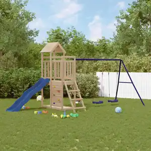 Comparateur de prix : vidaXL Aire de jeux d'extérieur bois de pin massif