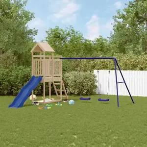 Comparateur de prix : vidaXL Aire de jeux d'extérieur bois de pin massif