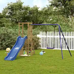 Comparateur de prix : vidaXL Aire de jeux d'extérieur bois de pin imprégné