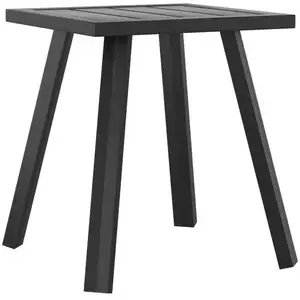 Comparateur de prix : vidaXL Table de jardin anthracite 34x34x38 cm acier
