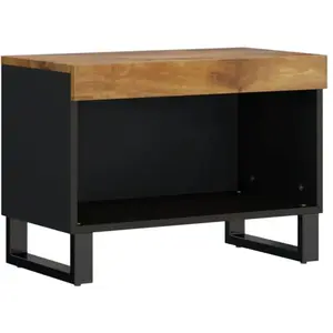 VidaXL Meuble TV 60x33x43,5 cm bois massif de manguier pas cher