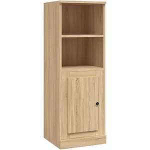 vidaXL Buffet haut chêne sonoma 36x35,5x103,5 cm bois d'ingénierie pas cher