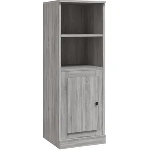 vidaXL Buffet haut sonoma gris 36x35,5x103,5 cm bois d'ingénierie pas cher