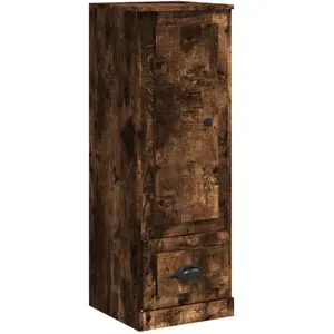 vidaXL Buffet haut chêne fumé 36x35,5x103,5 cm bois d'ingénierie