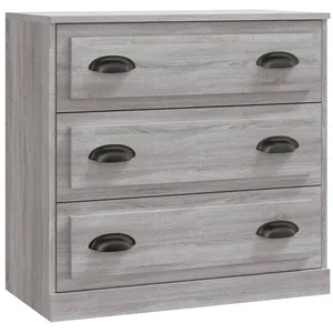 vidaXL Buffet sonoma gris 70x35,5x67,5 cm bois d'ingénierie pas cher
