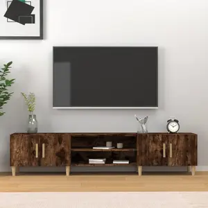 Meuble TV FLAM 110x40x50 cm bois massif de pin banc TV meuble télé vidaXL 8721012107540