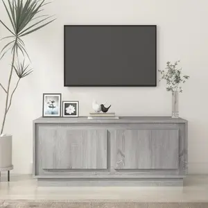 vidaXL Table basse sonoma gris 102x50x44 cm bois d'ingénierie pas cher