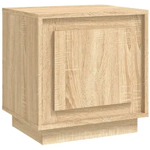 vidaXL Table de chevet chêne sonoma 44x35x45 cm bois d'ingénierie pas cher