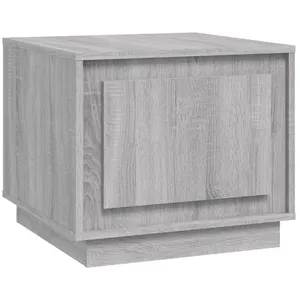 vidaXL Table basse sonoma gris 51x50x44 cm bois d'ingénierie pas cher