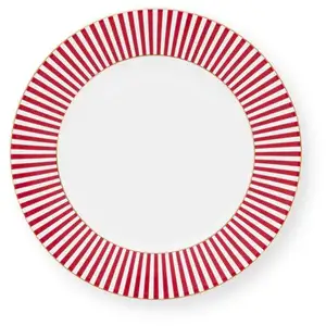 Lot de 6 Assiettes à pain Royal Stripes Rose - 17cm Pip StudioVendu paramazon