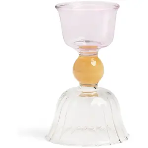 Comparateur de prix : & klevering - Bougeoir Tulip - Multicolore - Verre