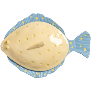 & klevering - Plat de service PLAICE - Jaune - GrèsVendu parmade-in-design