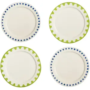 Comparateur de prix : &Klevering - Assiettes Folk - Set de 4 Multicolore M