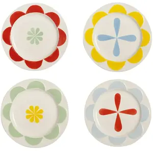 Comparateur de prix : &Klevering - Assiettes Folk - Set de 4 Multicolore S
