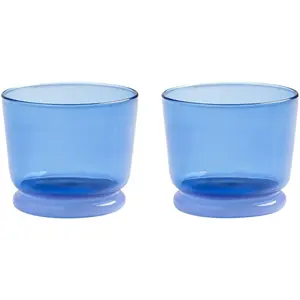 &Klevering - Verres Dew - Set de 2 Bleu taille unique