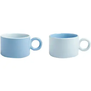 &Klevering - Tasses Chiquito - Set de 2 Bleu taille unique pas cher