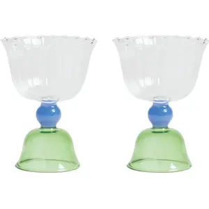 & klevering - Verre à vin Tulip - Vert - Verre pas cher