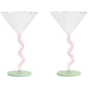 & klevering - Coupe à champagne Marin - Multicolore - Verre pas cher