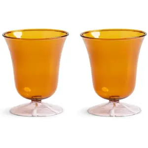 &Klevering & klevering - Verre Marin - Orange - Verre borosilicaté pas cher