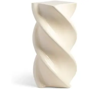 Comparateur de prix : & klevering - Table d'appoint Marshmallow - Blanc - Fibre de verre