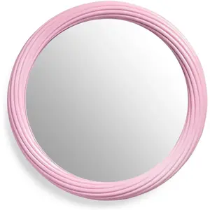 & klevering - Miroir mural Churros - Rose - Résine