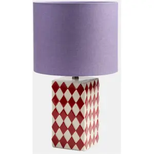 &Klevering - Lampe à poser Grid Rouge taille unique pas cher