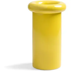 & klevering - Vase Turban - Jaune - Grès