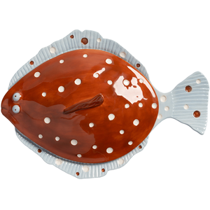 & klevering - Plat de service PLAICE - Marron - Grès