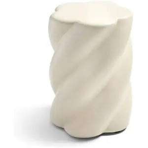 & klevering - Tabouret Marshmallow - Blanc - Polyrésine pas cher