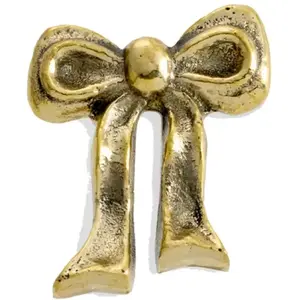 Doing Goods - Poignée de porte en laiton Bowie Bow Doré taille unique pas cher