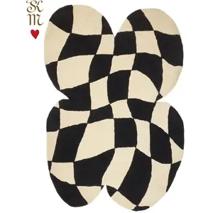 Doing Goods Tapis papillon à carreaux Cleo XL - 1.45.10.132.099.5