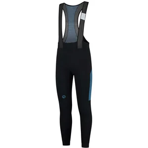 Cuissard long velo avec bretelless avec peau rogelli tyro homme noir bleu pas cher