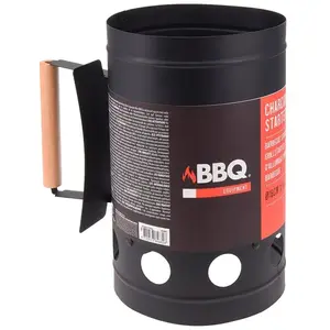 Comparateur de prix : BBQ Allumeur barbecue 27cm, zinc noir