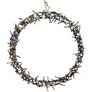 ECD Germany Couronne Lumineuse LED Ø38cm, 300 LEDs, Blanc Chaud, 8 Mod... pas cher