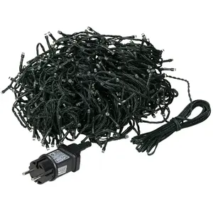 Ecd Germany Guirlande Lumineuse led Cluster 36m, 480 led Blanc Froid, ... pas cher