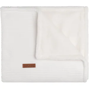 Comparateur de prix : Baby's Only Couverture en teddy Sense blanche (70 x 95 cm)