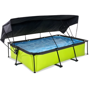 Comparateur de prix : Piscine EXIT Lime 300x200x65cm avec pompe filtrante et voile d'ombrage...