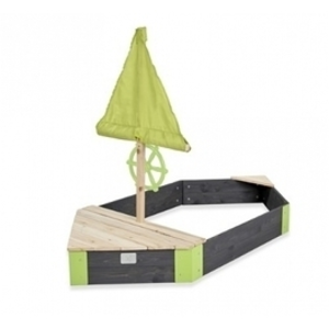 Comparateur de prix : Bac à sable en bois bateau EXIT Aksent 190x90cm