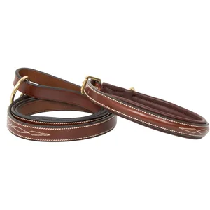 Collier pour chien HV Polo Legacy Marron L 2404093509-8000 pas cher