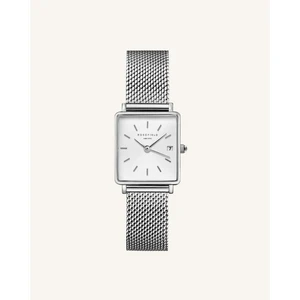 Montre Femme Rosefield Boxy XS - QMWMS-Q038 Bracelet Acier Argent pas cher